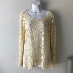 ⚡️Last days! Maurices Long Sleeve Lace Top L